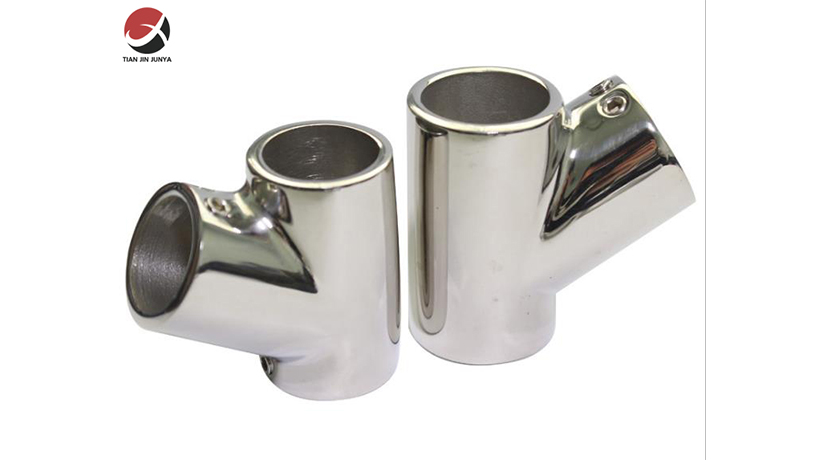 不鏽(xiu)鋼60度(du)三通(tong)船用(yong)五金(jin)配件(jian)