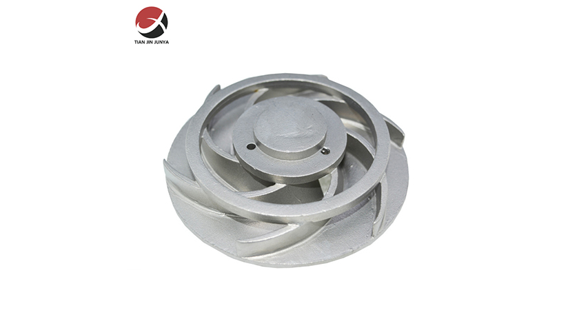 不鏽鋼(gang)鑄造來圖(tu)定制泵配(pei)件葉輪